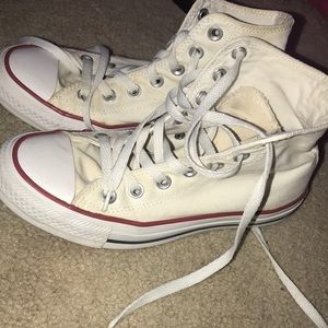 White High Top Converse